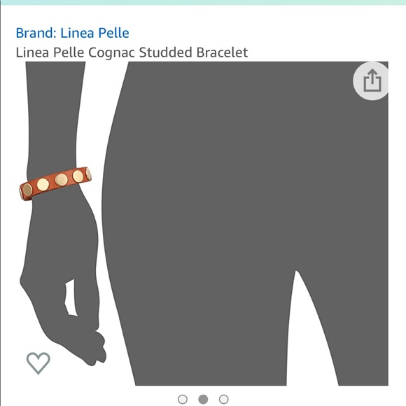 2 Linea Pelle leather studded bracelets - Picture 5 of 5